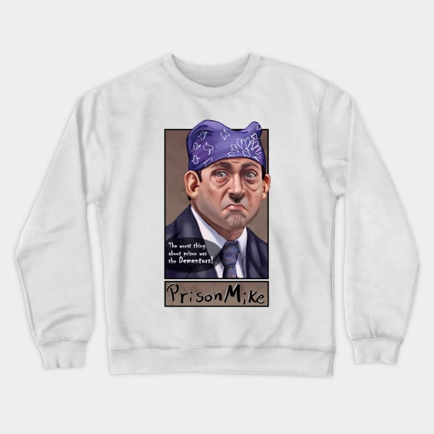 Prison Mike Crewneck Sweatshirt by An_dre 2B